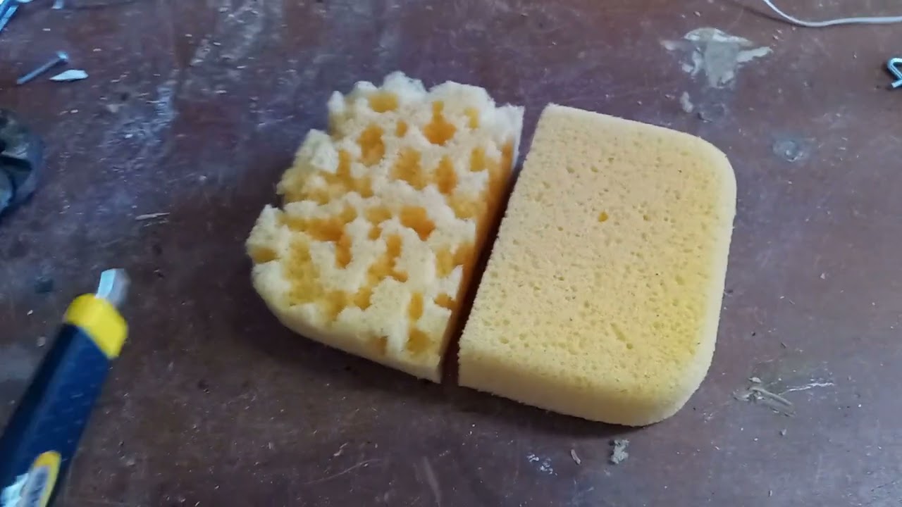 How to Make a Knockdown Texture Sponge