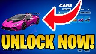 How to Unlock LAMBORGHINI HURACAN in Fortnite RIGHT NOW! (Lamborghini Huracan STO In Rocket Racing)