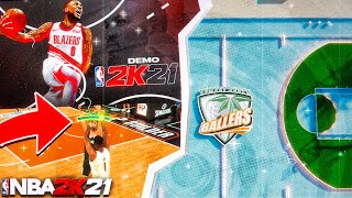 Today i will be showing you all the first look at nba2k21 demo! parks
+ features! early footage best build this is like sam...