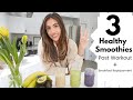 3 Healthy Lifestyle Smoothies | Meal Replacement + Breakfast On The Go | Sami Clarke #WithMe