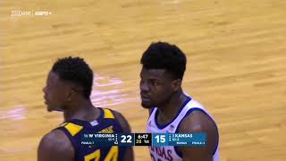Oscar Tshiebwe vs KU 17 PTS 2 BLKS        1.04.20