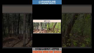산지일시사용허가신고 지반조사