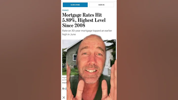 Mortgage Rates Hit 5 89%,Highest level since 2008 || Drayton nay