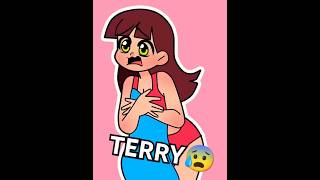 Terry me vistes mientras me cambiaba de ropa? 🥺😫 #animation  #funnyshorts #memes