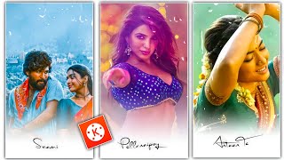 How To Make Moving Whatsapp Status In Kinemaster 4K Full Screen Status Video Pushpa Video Editing