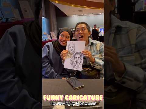 Live caricature drawing