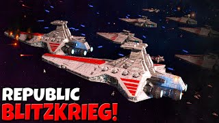 Insane Republic Fleet BLITZKRIEG Assault! - Star Wars: EAW Fall of the Republic Mod 21