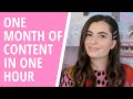 How To Schedule a Month's Worth of Social Content in an Hour