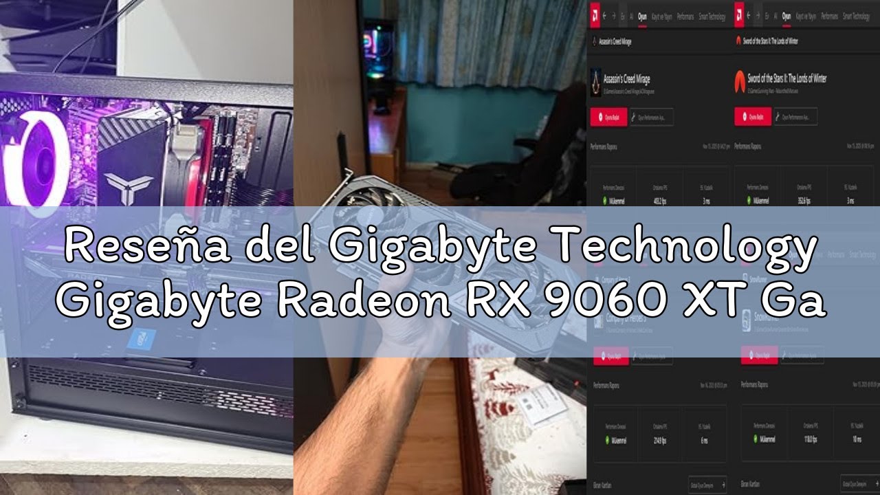 Reseña del Gigabyte Technology Gigabyte Radeon RX 9060 XT Gaming OC 16G Tarjeta Gráfica - 16GB GDDR6