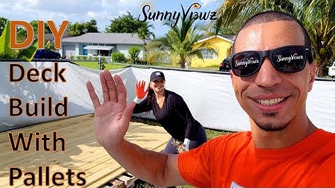 DIY Deck with Pallets HYPERLAPSE included