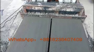 Double concrete hollow core wall panels extruder machine