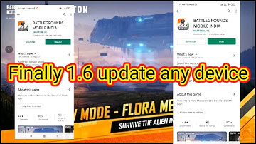Finally 1.6 update bgmi | any device | battle ground mobile india 1.6 update m3 royal pass unlock