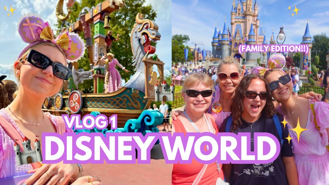 DISNEY WORLD VLOG! 🐭💫🏰 Part 1 – Travel Day, Magical Vibes & MNSSHP ✨🎃