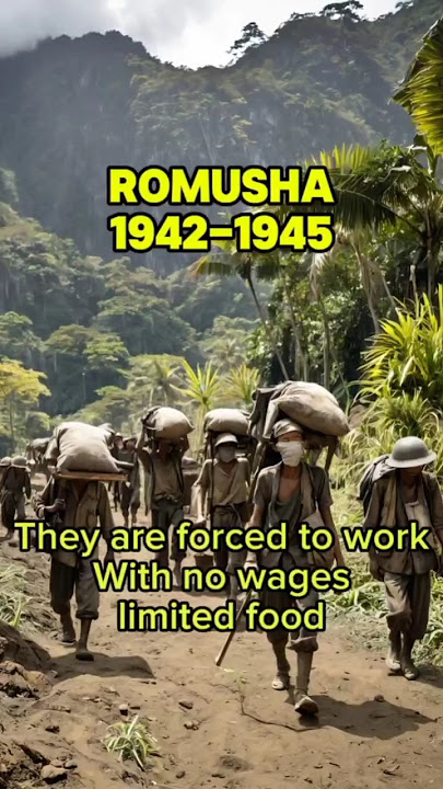 HISTORY OF ROMUSHA 1942-1945, FORCED LABOR DURING THE JAPANESE OCCUPATION #youtubeshorts #history