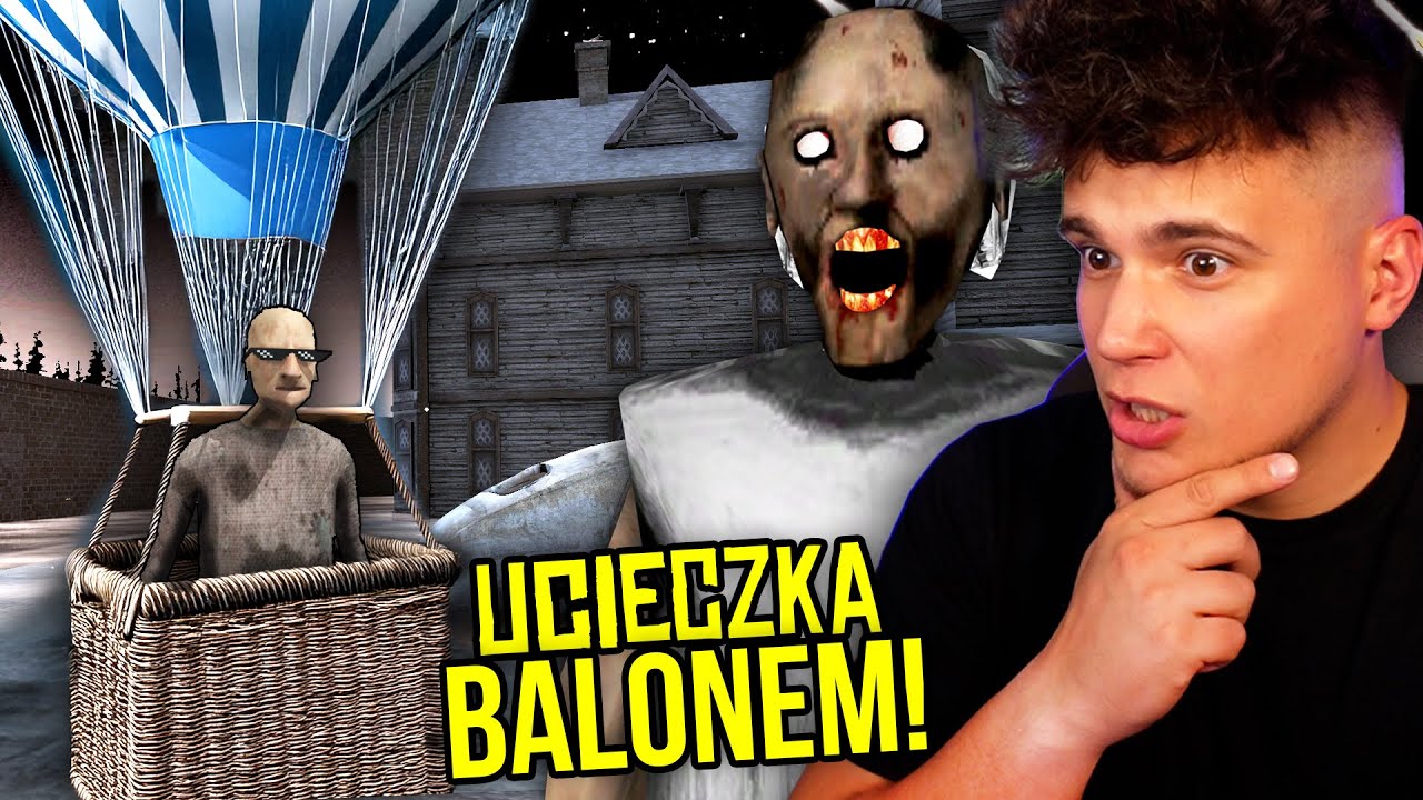 GRANNY MA LATAJĄCY BALON! 🎈| GRANNY 3 *NOWY ENDING*