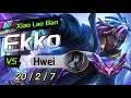 How to beat hwei as ekko  xiao lao ban