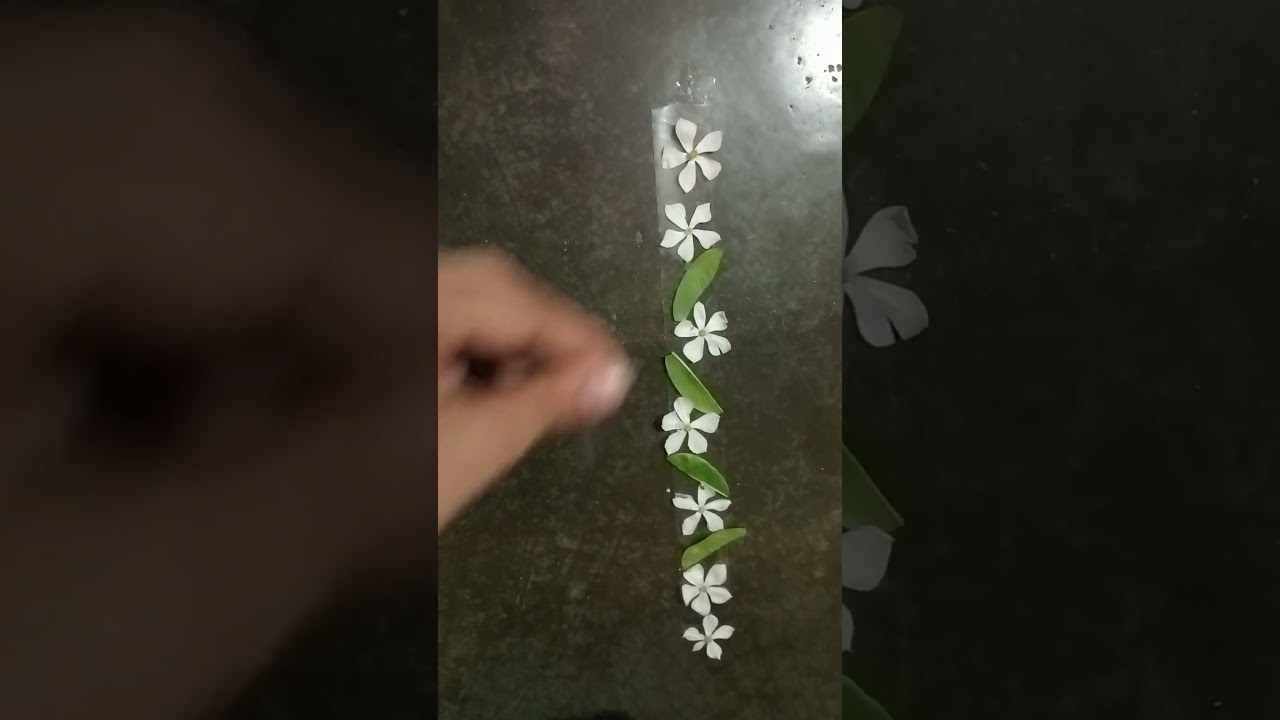 how to make bookmark with flower 