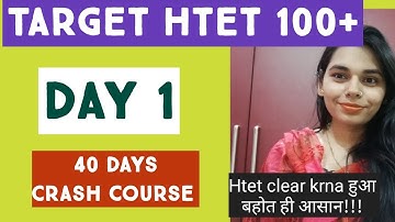 Day 1- 40 days crash course for htet exam // NS CLASSES