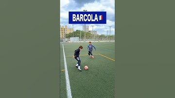 LEARN BARCOLA ONE TOUCH SKILL on the side!#shorts #football #soccer #footballskills #soccerskills