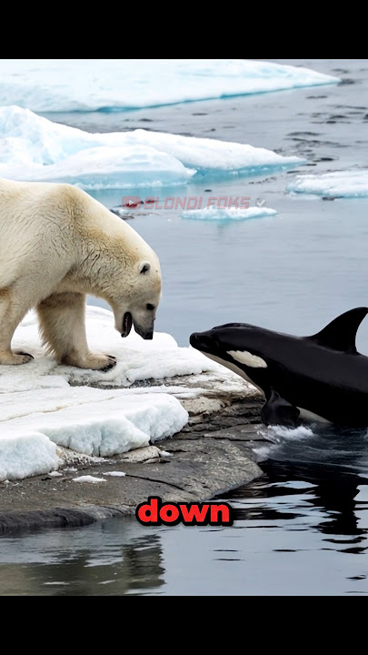 Baby Orca VS Polar Bear Meet in The Wild!