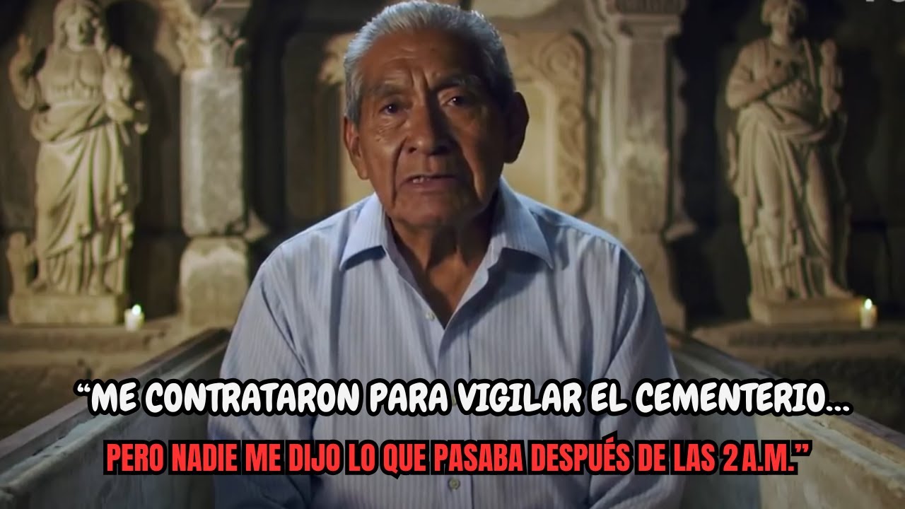 “Me contrataron para vigilar el cementerio… pero nadie me dijo lo que pasaba después de las 2 a.m.”