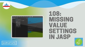 108: Missing value settings in JASP