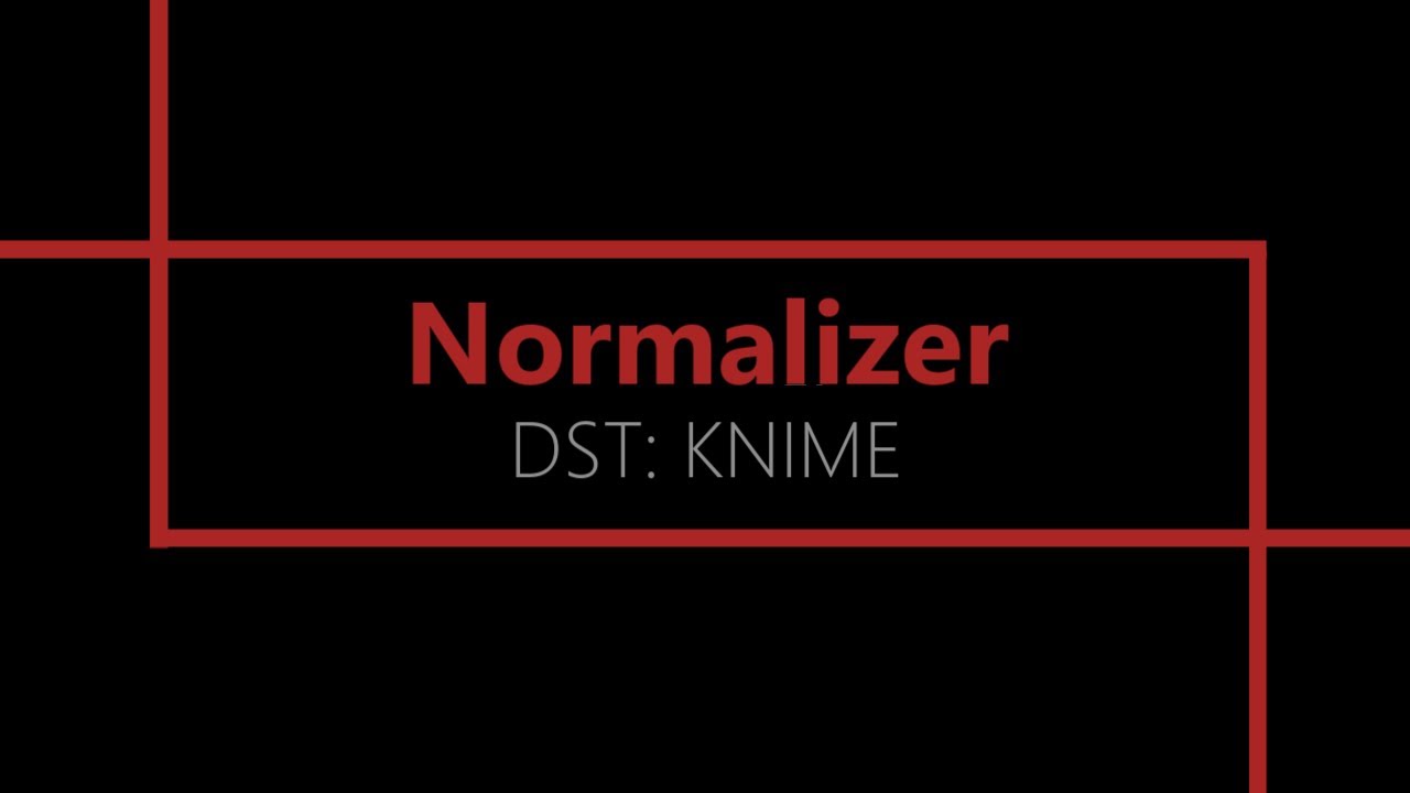 Normalizer und Normalizer (Apply) [KNIME Analytics Platform] - YouTube