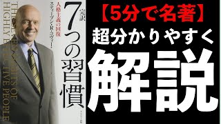 【5分アニメで解説】完訳 ７つの習慣 スティーブン・R．コヴィー キングベアー出版 名著ビジネス書