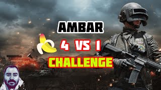 Ambar Da 4Vs1 Attim - Pubg Mobi̇le