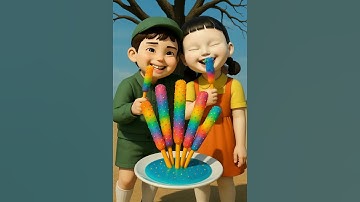 Squid Game AI Edible Slime Popping Candy ASMR #squidgame #squidgame2 #ai #asmr #asmrsounds