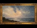 Old World Horizon | Classic Seascape Painting | 4K Calm Art Background | 1 Hour