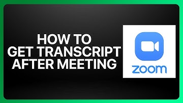 How To Get Zoom Transcript After Meeting Tutorial