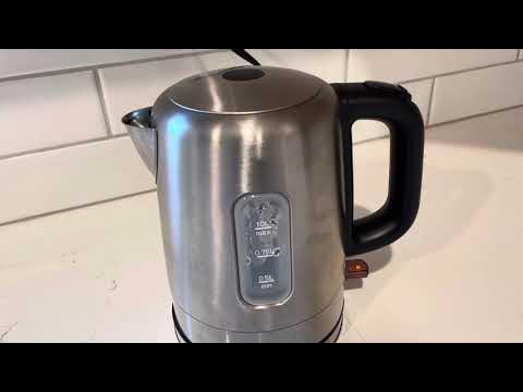 Stainless Steel Portable Fast, Electric Hot Water Kettle for Tea and  Coffee, 1 L