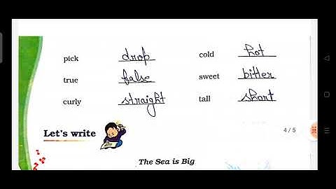 Class -3, Unit -4, Q/Ans. of Chapter - Sea Song