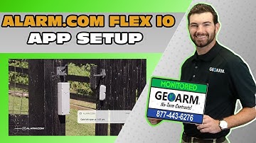 Alarm.com Flex IO App Set Up