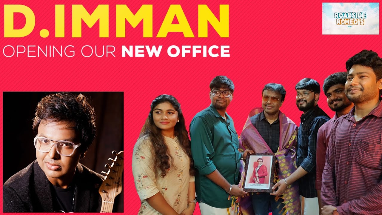 D.Imman sir opening our New Office | Creative work space | Dream come true moment |