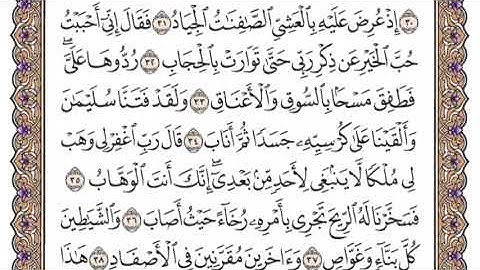 سورة ص الشيخ ياسر الدوسري صفحة ٤٥٥