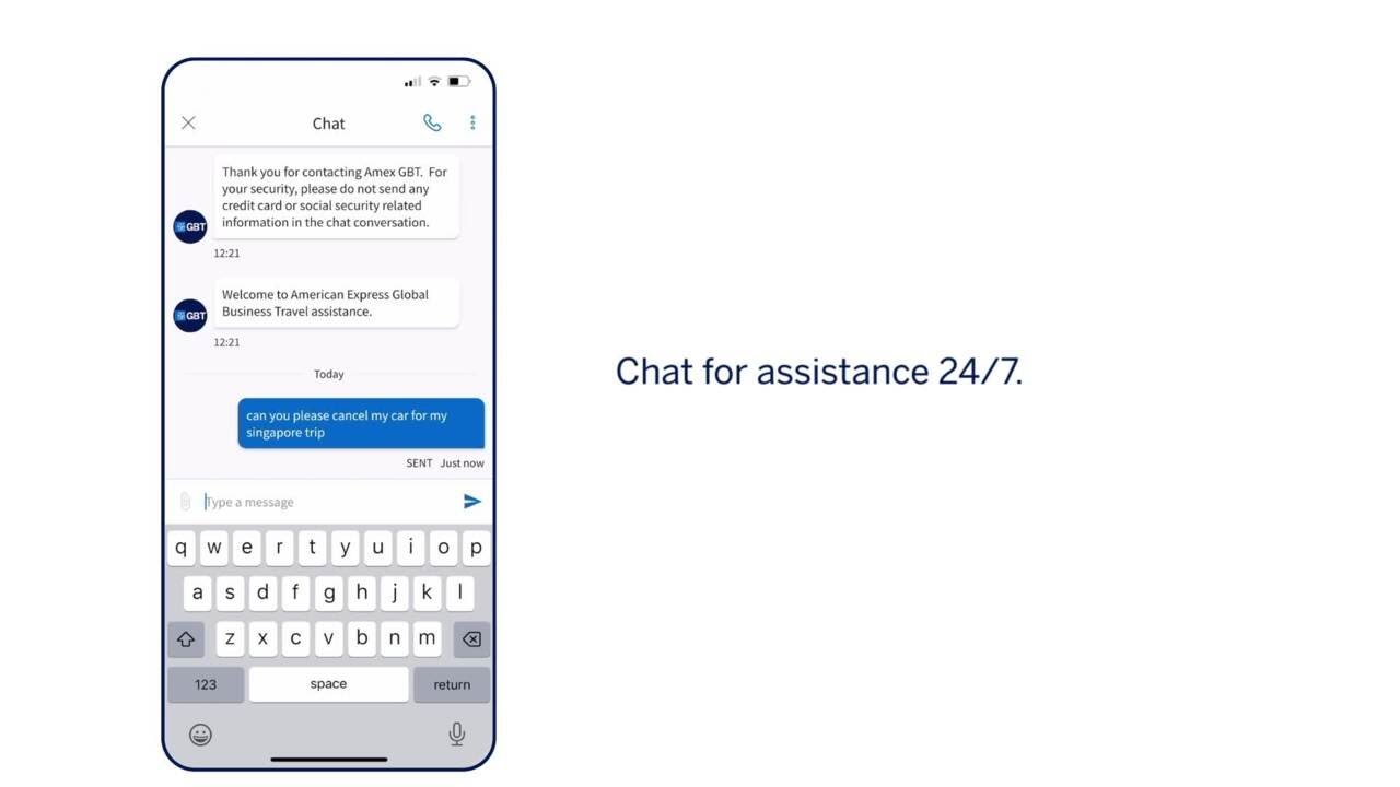 Amex GBT Mobile App Overview