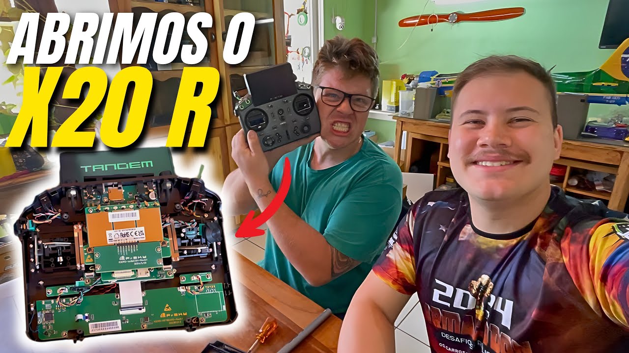Meu FrSky X20R Caiu! Reparo Completo do Gimbal do Aileron + Dicas de Manutenção RC