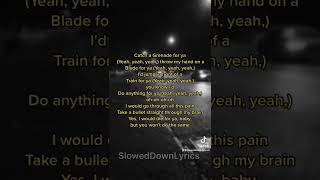 Bruno Mars - Grenade (slowed down + Lyrics)