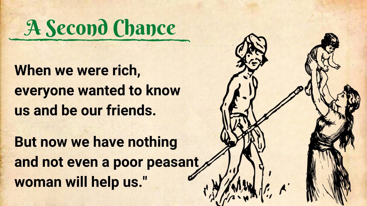 ⁣Learn English Through Stories Level 4 ⭐Graded Reader | English Story - A Second Chance