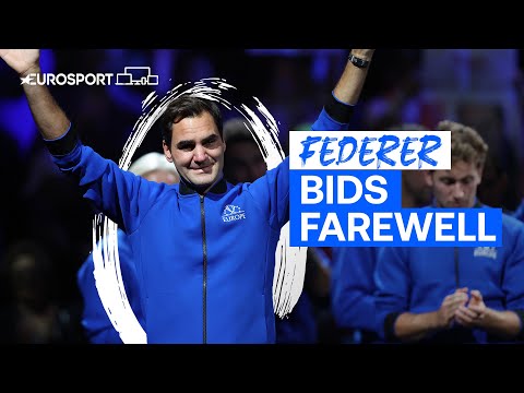 Federer Bids Farewell To Tennis After Laver Cup Defeat | Eurosport Tennis