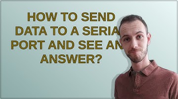 Unix: How to send data to a serial port and see any answer?