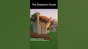 Simpsons House Minecraft Completed Building