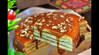 كيكة طبقات القرفه بنكهة التوفي.. من الذ وارقى انواع الكيك.. تابعوها the Cinnamon toffee layer cake