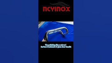 The polishing like a mirror！Surface treatment of glass door handle