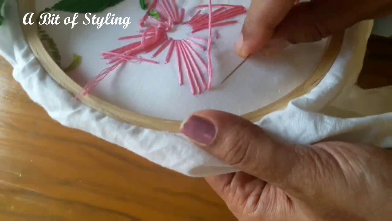 HAND EMBROIDERY DESIGNS KAMAL KADAI STITCH PART 1 l abitofstyling