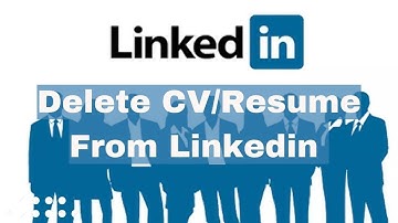 How To Remove Resume/CV From LinkedIn| How to Delete Resume/CV From LinkedIn Quick and Easy [Latest]
