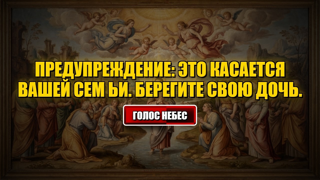 Сегодняшнее послание Бога Это касается вашей семьи. Присматривайте за своей дочерью... #Бога