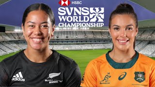 NEW ZEALAND 7s vs AUSTRALIA 7s CHAMPIONSHIP WOMEN'S SEVENS 2026 FINAL Live Commentary